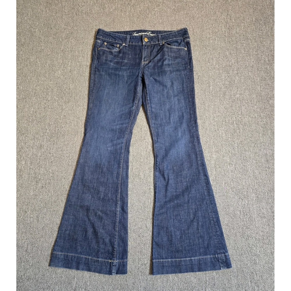 Dark Blue Women's Flared Jeans